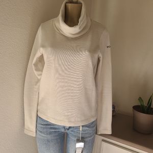 COLUMBIA WOMEN’S THERMAL COWL NECK LOOSE SHIRT IVORY SIZE SMALL